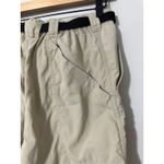L.L. Bean Women's Size 12‎ Beige Nylon Cargo Hiking Shorts with Belt Tan Photo 3