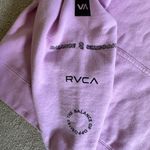 Bubblegum Pink RVCA Cropped Hoodie Photo 1