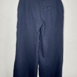 Spanx  Womens Medium Navy Blue Pinstripe Ponte Wide Leg Pant 20385q Photo 1