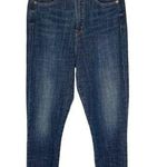 Gap  True Skinny Leg High Rise Raw Hem Denim Jeans Photo 0