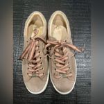 UGG Milo Leather Suede Low Top Fashion Sneaker Women's (Size 7) Orange Photo 8