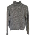 Old Navy Womens XS Sweater Mock Neck 1/4 Zip Dark Gray Photo 1