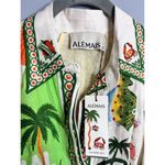 NWT ALÉMAIS Paradiso Linen Mini‎ Dress Size 2 White Photo 5