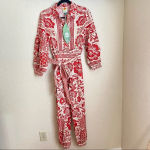 Farm Rio NWT  PINEAPPLE GARDEN JUMPSUIT SIZE XS‎ Photo 6