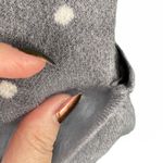 Cynthia Rowley Casual Gray Polka Dot Scoop Neck Knit Sweater Photo 2