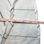 Listicle Large Gray White Stripe Tie Sleeve High Low Top Coastal Preppy Minimal Photo 8