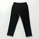 Lands' End  Women’s Black Trouser Stretch Straight Leg Ankle Length Size 10 Photo 1
