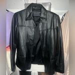 Dockers Y2K Black Leather Jacket Photo 1
