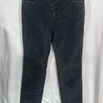 Free People Women's Size 27 Gray Corduroy Pants button fly Denim Jean by  Photo 4