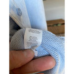 Aerie M Light Blue Shacket Oversized Soft Cotton Rib Collar Coastal Lumberjane Photo 6