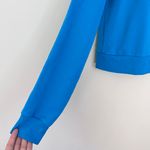 Beyond Yoga All Time Funnel Neck Cropped Pullover Sweatshirt Blue Glow Photo 2
