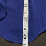 Brand Label Flowy Fairy Boho Royal Blue Handkerchief Maxi Skirt Photo 4