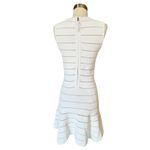 Torn By Ronny Kobo TORN RONNY KOBO Audrey Mini Dress Ivory White Bandage Sleeveless Skater Large Photo 1