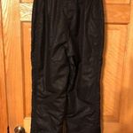 VTG 80’s Emmegi Black Printed Ski Snow Pant Sz. XS Zip Pockets Cozy Warm Photo 2