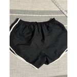 Nike Dri Fit Running Shorts Black White Women's Size L Athletic Gym Workout Photo 3
