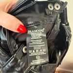 BLANK NYC  Other Worldly Black Faux Leather Overalls 27" NWT Photo 5