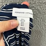 Adrienne Vittadini Skirt Womens Large Blue Striped Tie Wrap Nautical Preppy Boho Photo 4