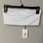 Aritzia New  Contour Bandeau, Bright White Size Medium Photo 0