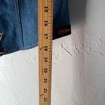 Women Denim Corset Top Lace Up Front Sleeveless Zip Western Going Out S Festival Blue Photo 4