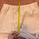 ZARA NWT Womens Soft Cropped Pants Ivory/Beige Size M Relaxed Cozy Loungewear Photo 6