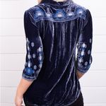 Johnny Was heavily embroidered velvet Naomi smoked shirt/jacket NWT Photo 1