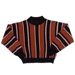 MINKPINK orange pink black sparkly sweater women’s size large Photo 1