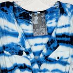 Young Fabulous and Broke Malik Romper Blue Tie-Dye Women's Size Small Stretch Photo 5