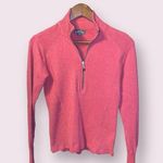Eddie Bauer 1/2 Zip Pullover Long Sleeve Sweater in Pink Rose - size small Photo 0