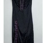 Spirit Spirt Halloween Witch Costume Dress Womens Size Medium Black Purple Cosplay Goth Photo 0