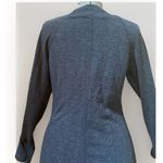 James Perse  Dress Size l Black Cowl Neck Long Sleeve Knit Blend Stretch body con Photo 5