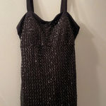 Haute Monde NWOT Black Sequin Dress Photo 1