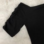 Free People New‎  Ruched Short Sleeve Crop Top Photo 3