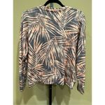 Sundry Palm Tree Sweatshirt and Joggers Matching Set in Blue/Pink Size 1 (Small) Photo 4