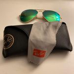 Ray-Ban Green Reflective  Aviators Photo 0