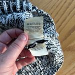 Anthropologie Moth Womens Sweater Size Small Sleeveless. Black And White Knit Photo 2