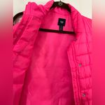 Gap  Warmest Vest Hot Pink Puffer Vest Sz M Photo 4