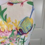 Charlotte Kellogg Sleeveless Shift Dress Tropical Fish Coral Reef Photo 1
