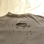 Free People  we the free distressed Gray T-shirt Size M NWT Photo 6