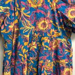 Terra & Sky Floral Puff Sleeve Top - Multicolor Photo 1