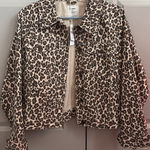 Cotton On leopard print denim jacket Photo 0