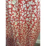 Vintage D.J. Summers Button front floral dress short sleeve Large L Pink Photo 4