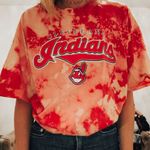 The Vintage Shop Cleveland Indians Bleached Vintage Tee Photo 0