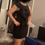 Cinq à Sept Cinq a Sept Kimberlin ruffled black cocktail mini dress size 6 small Photo 15