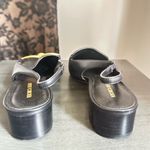 Veronica Beard NEW w/o box  Cassie Sz 8.5Black Leather Loafers with Gold Accent Photo 3