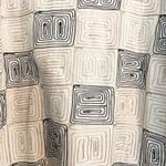 Units Embroidered Linen Blend Jacket Abstract Beige Black L Artsy Lagenlook Tan Size L Photo 5