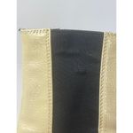 ZARA  Beige Patent Leather Square Toe Side Goring Heeled Ankle Boots Size 6‎ Photo 7