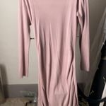 EXPRESS Long sleeve pink sweater dress  size large Photo 1