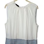 Carlisle Collection Brook Tweed Silk Linen With Ivory Bodice Dress Size 12 Photo 2