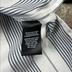 Lafayette 148 New York off shoulder dark indigo and White Striped Top
Size: M Size M Photo 7