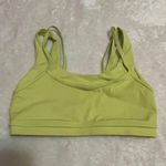 Lululemon Neon Yellow Sport Bra Size 6 Photo 0